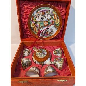 Miniature Chinese Hand Decorated Porcelain‎ Tea Set